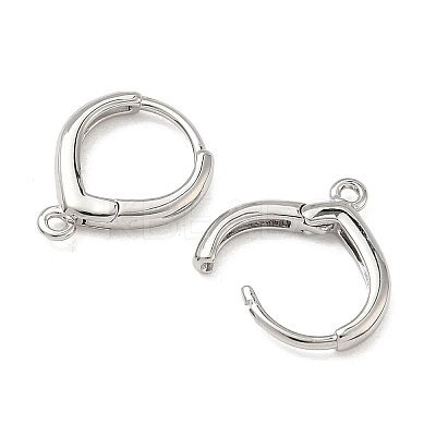 SHEGRACE Brass Hoop Earrings Findings XGR0158P-94P-1