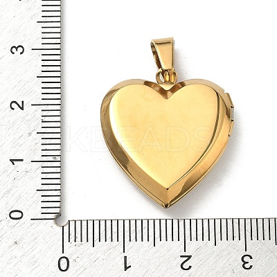 304 Stainless Steel Locket Pendants STAS-H255-02G-02-1