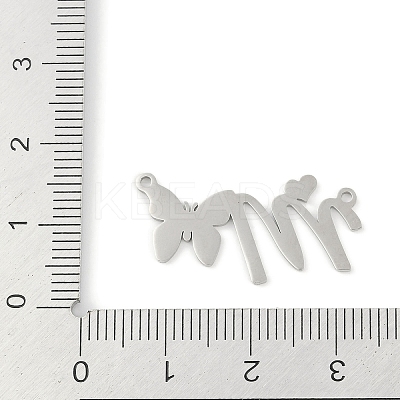 Non-Tarnish 304 Stainless Steel Pendants STAS-L279-002P-M-1