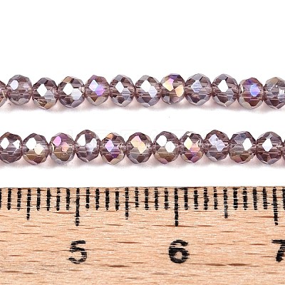 Electroplate Glass Beads Strands LS-EGLA-A044-T2mm-B07-1