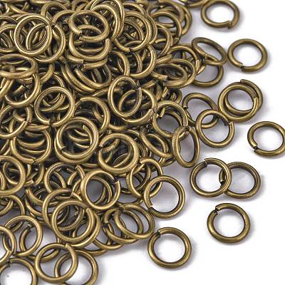 Brass Open Jump Rings JRC7MM-AB-1