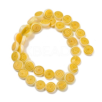 Handmade Lampwork Beads Strands LK-R004-49C-1