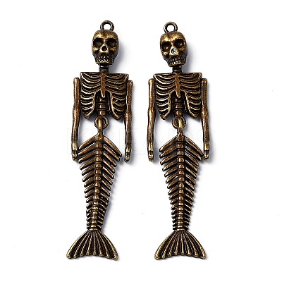 Tibetan Style Alloy Big Pendants LS-X-TIBE-Q067-01AB-NR-1