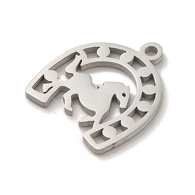Non-Tarnish 304 Stainless Steel Charms STAS-O005-17P-1