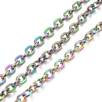 PVD Vacuum Plating 304 Stainless Steel Cable Chains CHS-K016-01MC-1
