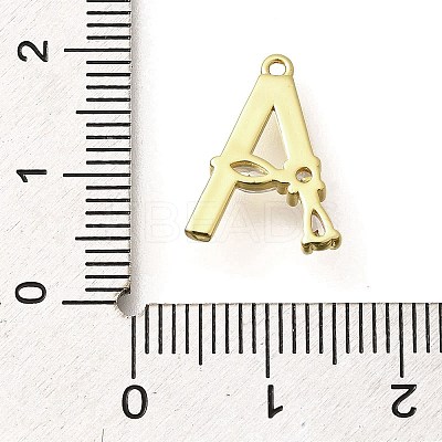 Brass Micro Pave Cubic Zirconia Pendants KK-M310-01G-01-1