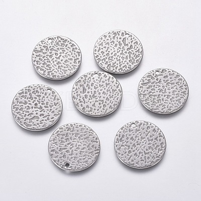 Non-Tarnish 304 Stainless Steel Pendants STAS-F230-09P-1
