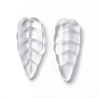 Electroplate Transparent Glass Pendant LS-EGLA-H102-05B-1