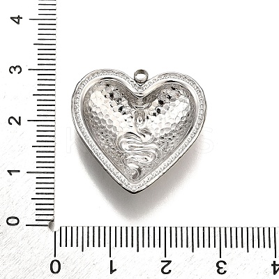 304 Stainless Steel Pendants STAS-M116-08P-1