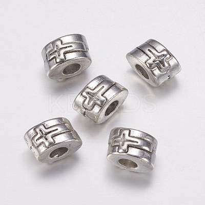 Alloy European Beads E465-S-1