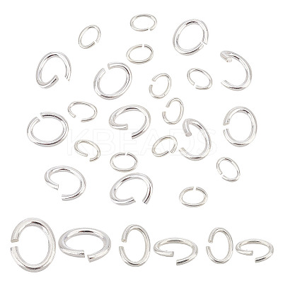 30Pcs 3 Size 925 Sterling Silver Open Jump Rings FIND-BC0003-90-1
