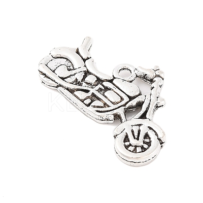 Tibetan Style Zinc Alloy Motorcycle Pendants X-TIBEP-R334-346AS-RS-1