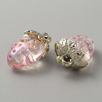 Transparent Acrylic Pendants OACR-CJC0009-01B-1