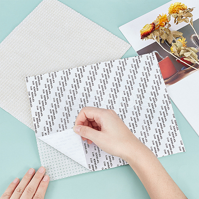 2 Sheets 1 Color Iron On ABS Plastic Imitation Pearl Glue Sheets DIY-PH0003-32-1