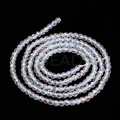 Electroplate Glass Beads Strands LS-GLAA-H021-01A-AB01-1