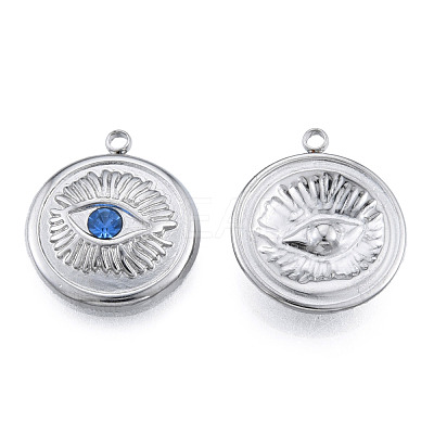 304 Stainless Steel Pendants STAS-N098-166P-1