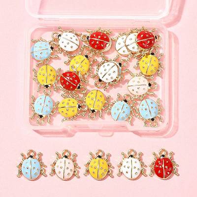 24Pcs Alloy Enamel Charms ENAM-FS0003-75-1