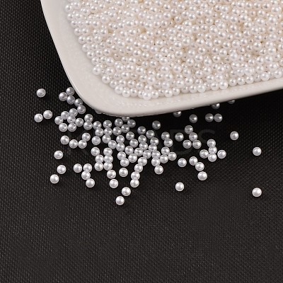 Imitation Pearl Acrylic Beads X-OACR-S011-2.5mm-Z9-1