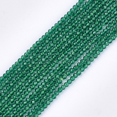 Synthetic Quartz Crystal Beads Strands G-T119-05H-1