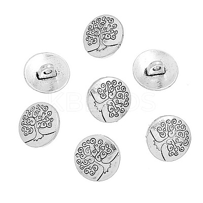 Zinc Metal Alloy Shank Buttons BUTT-N0002-36AS-1