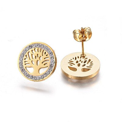 304 Stainless Steel Jewelry Sets SJEW-H143-04G-1