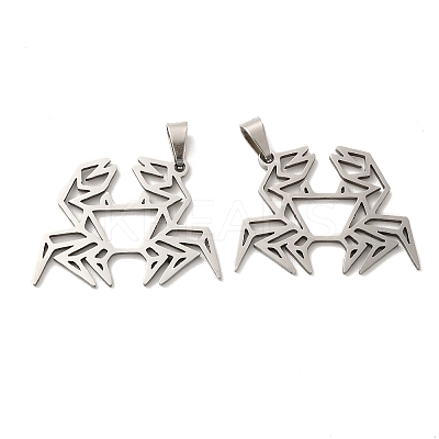 Non-Tarnish 201 Stainless Steel Pendants STAS-K251-032P-1