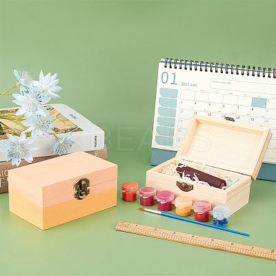Rectangle Unfinished Wooden Box OBOX-NB0001-06-1