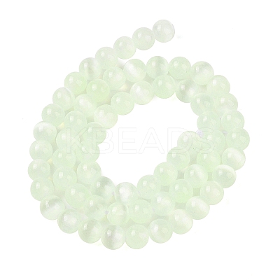 Natural Selenite Beads Strands G-C142-01A-11-1