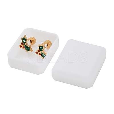 Christmas 304 Stainless Steel Stud Earrings EJEW-A144-01C-G-1