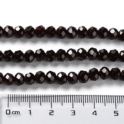 Baking Paint Imitation Jade Glass Bead Strands LS-DGLA-A034-J6MM-A11-1