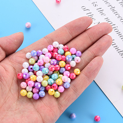 Opaque Acrylic Beads TACR-S154-11F-1