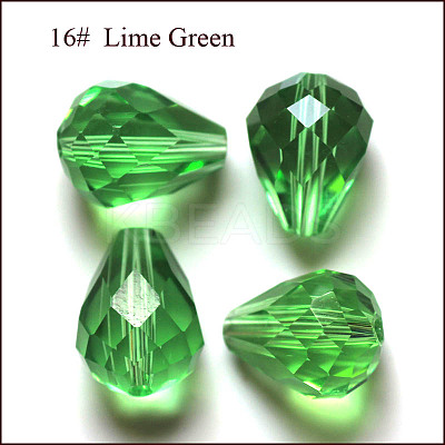 Imitation Austrian Crystal Beads SWAR-F062-8x6mm-16-1