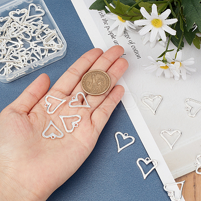 50Pcs Alloy Pendants FIND-BBC0001-01-1