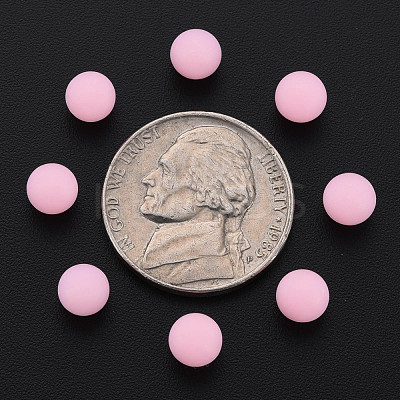 Opaque Acrylic Beads PAB702Y-B01-02-1