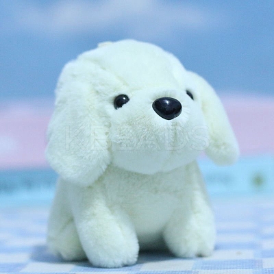 Cute Cloth Plush Dog Pendant Decorations PW-WG4C407-02-1