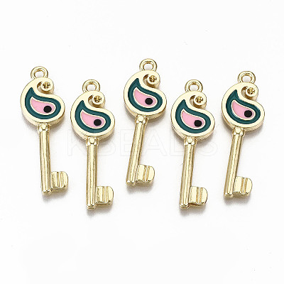 Alloy Pendant Rhinestone Settings LS-PALLOY-T075-39-NR-1