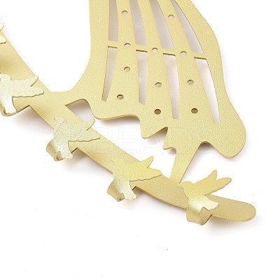Bird Iron Wall Mounted Jewelry Display Rack ODIS-Q042-06G-1