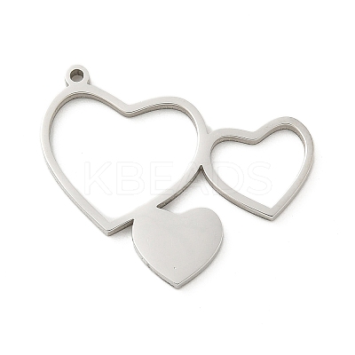 201 Stainless Steel Pendants LS-STAS-R133-01P-05-1