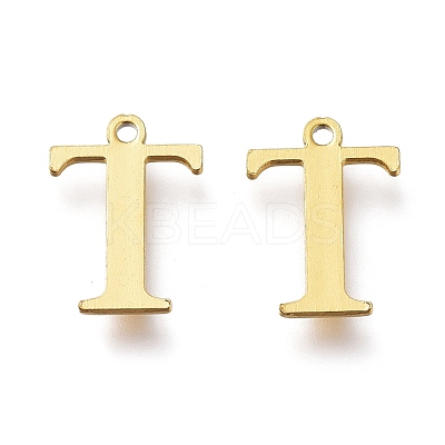 PVD Vacuum Plating  304 Stainless Steel Charms STAS-H112-T-G-1