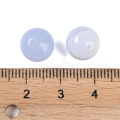 Natural Blue Lace Agate Beads G-G118-01C-1