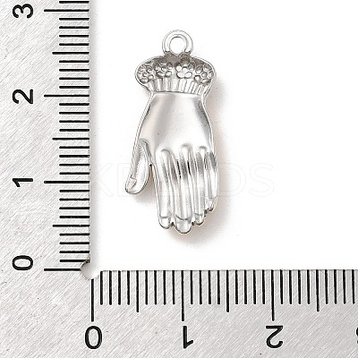 304 Stainless Steel Pendants STAS-A126-03I-GP-1