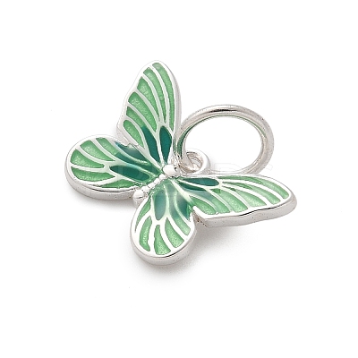 925 Sterling Silver Enamel Butterfly Charms LS-STER-D300-28P-04-1