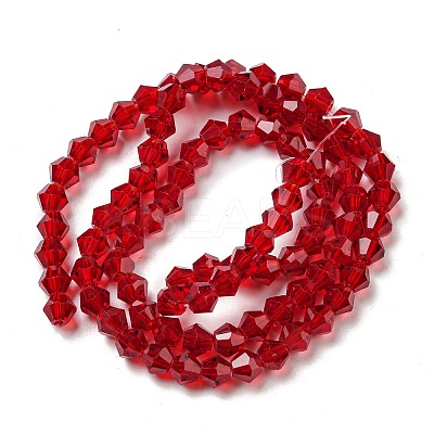 Transparent Glass Beads Strands EGLA-A039-T6mm-D-M-1