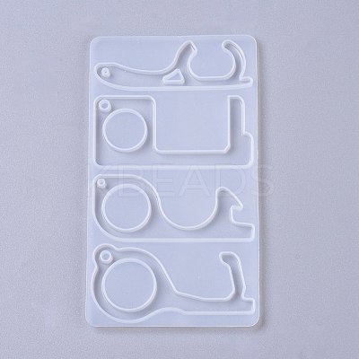 No Touch Door Opener Food Grade Silicone Molds DIY-K025-13-1