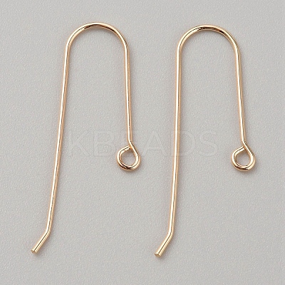 Brass Earring Hooks KK-WH0044-141A-G-1