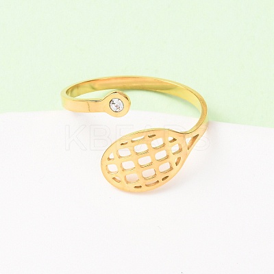 304 Stainless Steel Cuff Open Rings LS-RJEW-D337-01D-G-1
