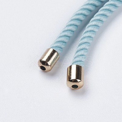 Nylon Twisted Cord Bracelet Making MAK-F018-09G-RS-1