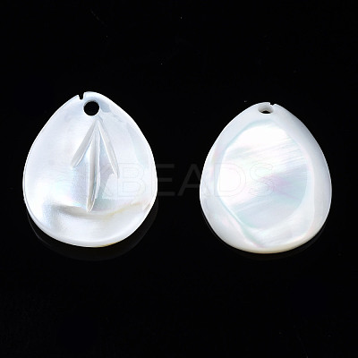 Natural Freshwater Shell Pendants SHEL-S278-044-1