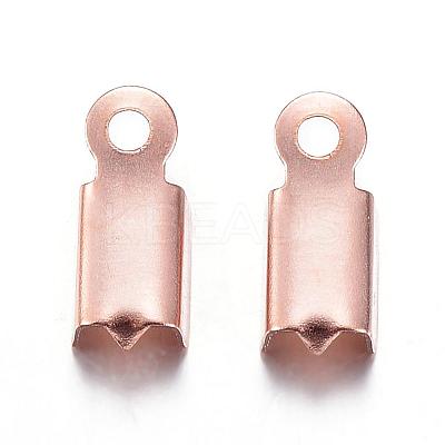 Ion Plating(IP) 304 Stainless Steel Folding Crimp Ends STAS-D167-62RG-1