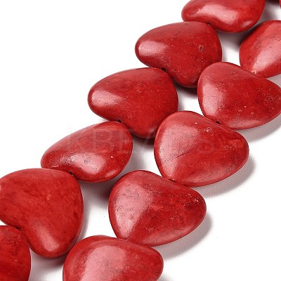 Synthetic Howlite Beads Strands TURQ-F018-08-1